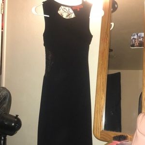 Black tight dress